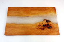 Janice's Custom Applewood Epoxy Resin Charcuterie Board and Serving Tray Set