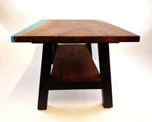 Walnut Epoxy Resin Coffee Table