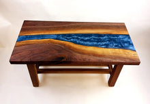 Walnut Epoxy Resin River Coffee Table