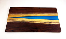 Walnut Epoxy Resin River Charcuterie Board