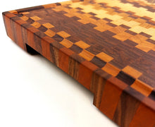 Walnut, Cherry, Roasted Walnut, and Beech End Grain Butcher Block