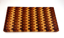 LG Roasted Walnut, Cherry, and Beech End Grain Cutting Board