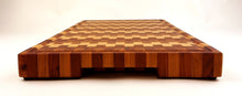 LG Roasted Walnut, Cherry, and Beech End Grain Cutting Board