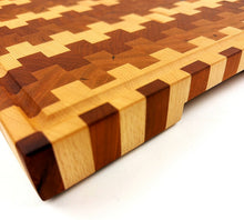 LG Roasted Walnut, Cherry, and Beech End Grain Butcher Block