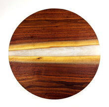 Walnut Epoxy Resin River Lazy Susan
