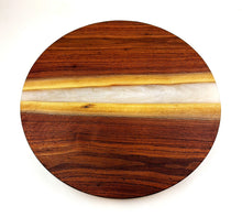 Walnut Epoxy Resin River Lazy Susan