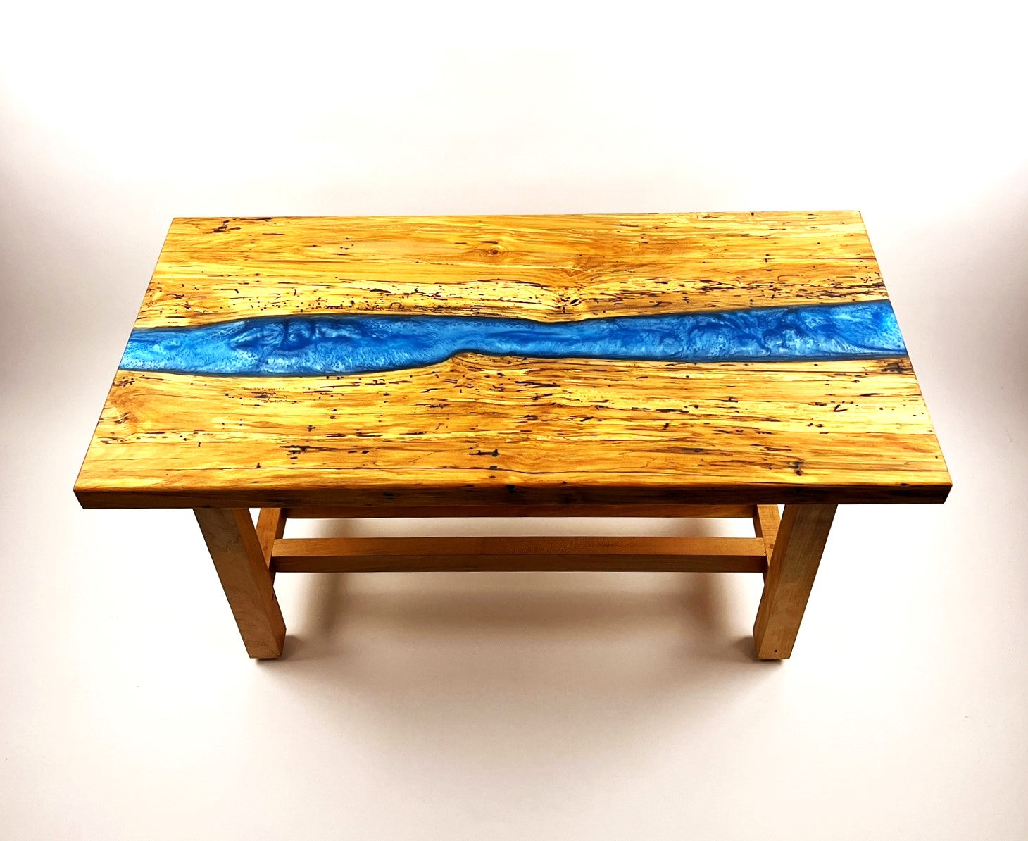 Spalted Maple Epoxy Resin River Coffee Table – The WoodenStone