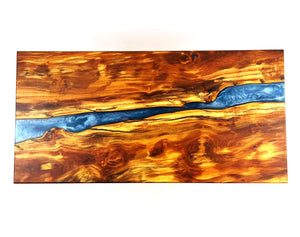 Applewood Epoxy Resin River Coffee Table