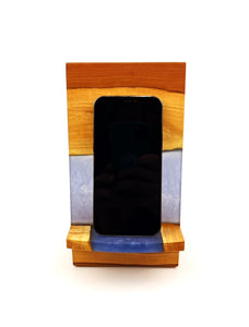 Applewood Epoxy Resin Phone stand