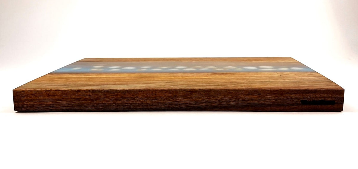 Walnut Epoxy Resin Seashell Cutting Board – The WoodenStone