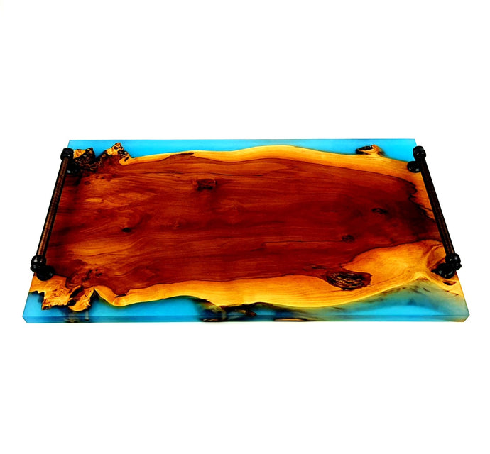 XL Applewood Epoxy Resin Serving Tray