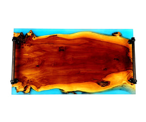 XL Applewood Epoxy Resin Serving Tray