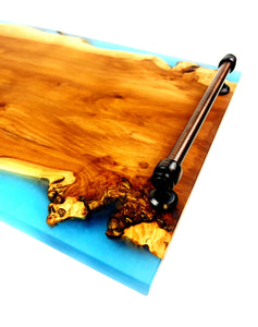 XL Applewood Epoxy Resin Serving Tray