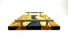 Spalted Maple Epoxy Resin River Serving Tray