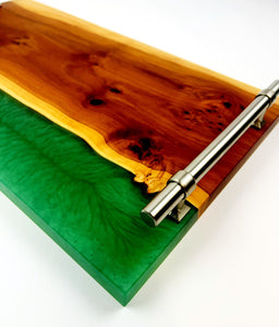 Applewood Epoxy Resin Serving Tray