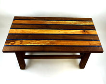 Walnut, Cherry, Applewood Epoxy Resin Coffee Table