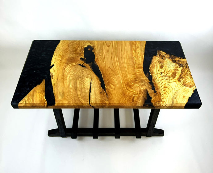 Ash Epoxy Resin Coffee Table