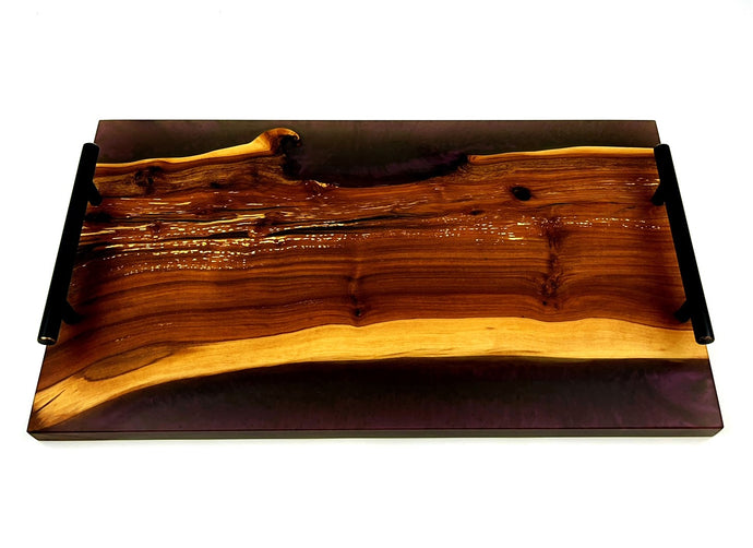 Applewood Epoxy Resin Serving Tray