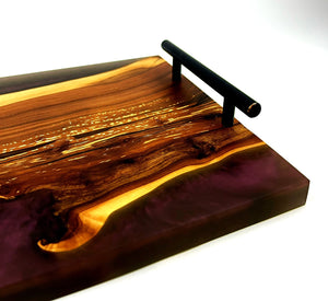 Applewood Epoxy Resin Serving Tray