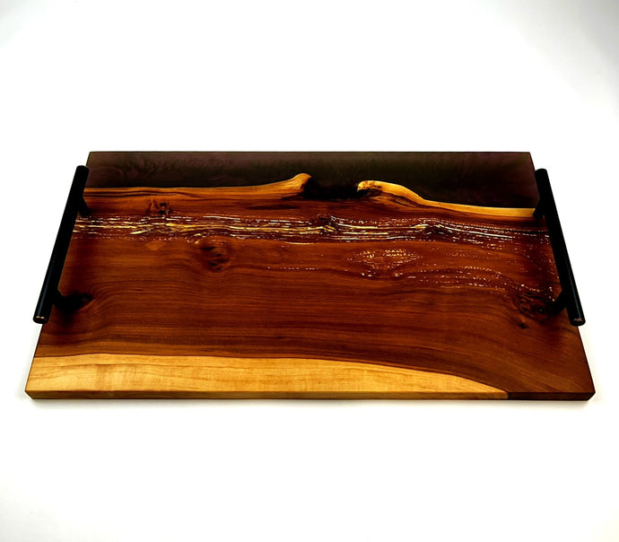 Applewood Epoxy Resin Serving Tray