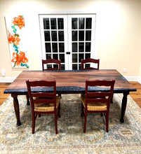 Walnut Epoxy Resin Dining Table