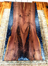 Walnut Epoxy Resin Dining Table