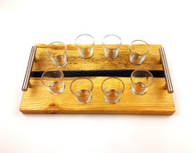 Spalted Ash Epoxy Resin River Shot Serving Tray