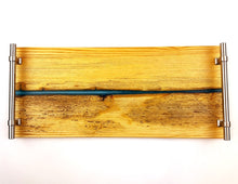 Spalted Ash Epoxy Resin River Serving Tray