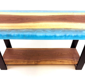 Walnut Epoxy Resin Coffee Table