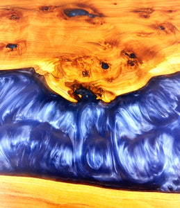 Applewood Epoxy Resin River Coffee Table