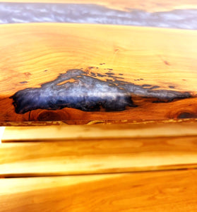 Applewood Epoxy Resin River Coffee Table