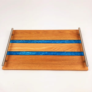 Oak and Epoxy Resin Serving Tray