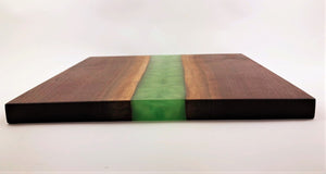 Gigantic Custom Walnut Epoxy resin river cutting board
