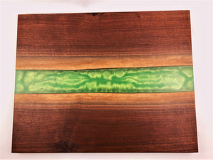 Gigantic Custom Walnut Epoxy resin river cutting board