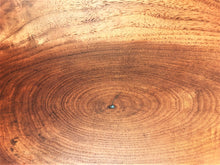 Large Walnut Epoxy Resin Lazy Susan