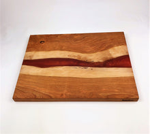 Large Cherry Epoxy Resin River Cutting Board