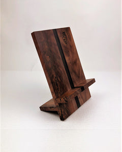 Walnut Epoxy Resin Phone Stand