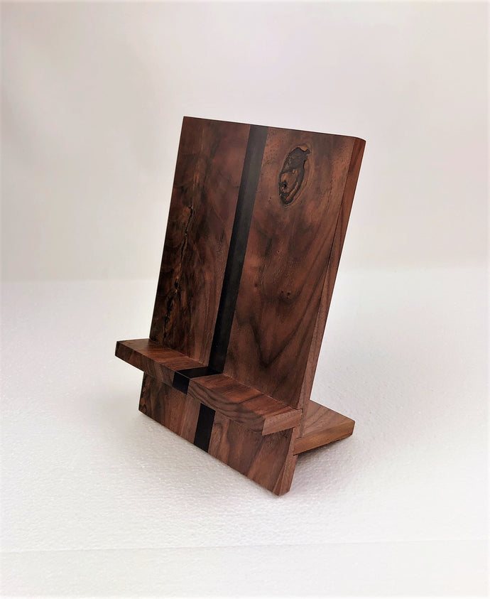 Walnut Epoxy Resin Phone Stand