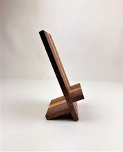 Walnut Bird's Eye Maple Phone Stand