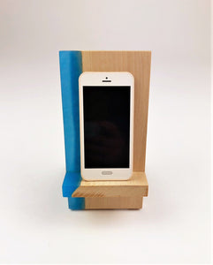 Sycamore Epoxy Resin Phone Stand