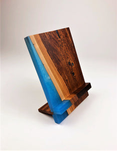 Cherry Epoxy Resin Phone/Tablet Stand