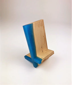 Sycamore Epoxy Resin Phone Stand