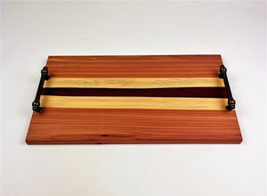 Red Cedar Epoxy Resin River Serving Tray