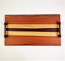 Red Cedar Epoxy Resin River Serving Tray