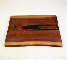 Live Edge Walnut Epoxy Resin Cutting Board