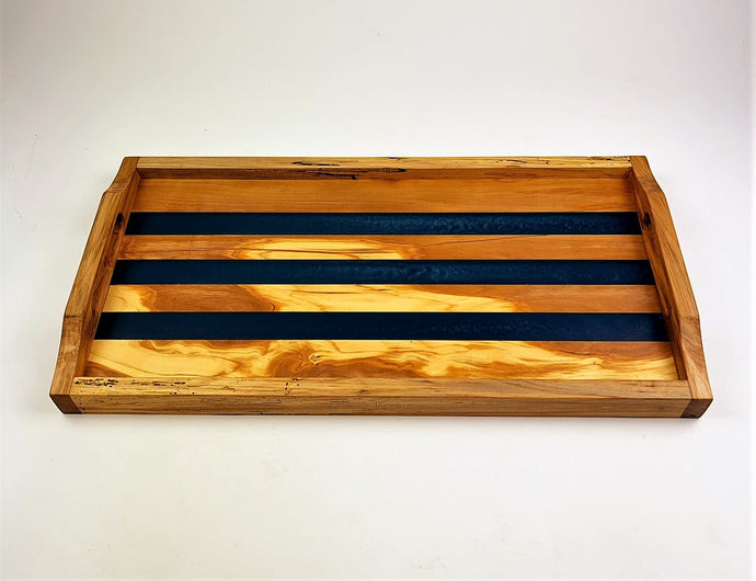 Olive Wood Epoxy Resin Serving Tray