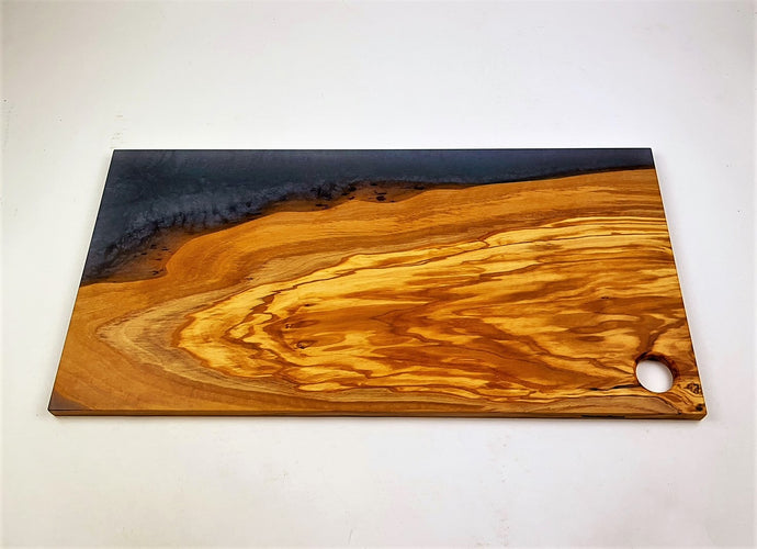 XL Olivewood Epoxy Resin Charcuterie Board