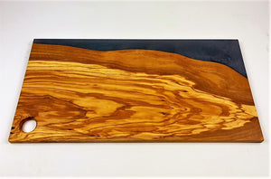 XL Olivewood Epoxy Resin Charcuterie Board