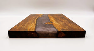 XL Chunky Applewood Epoxy Resin River Charcuterie Board
