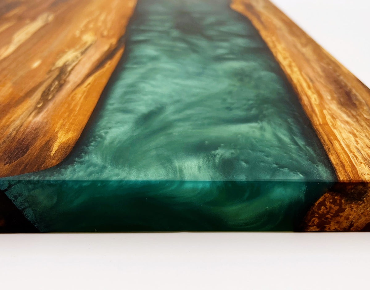 Applewood Epoxy Resin River Cutting Board The Woodenstone Applewood Epoxy Resin River Cutting Board The Woodenstone
